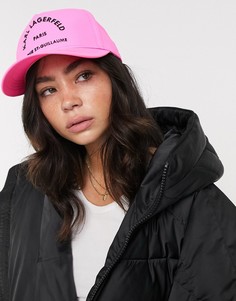 Кепка Karl Lagerfeld - rue st guillaume-Розовый
