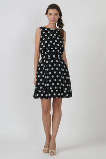 Платье женское Blugirl 8416 BLUGIRL SS15 черное 40 IT