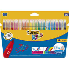 Фломастеры цветные BIC Kids Kid Couleur Коробка x24