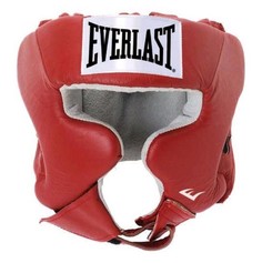 Шлем боксерский Everlast USA Headgear with Cheek Protection, L-XL, нат. кожа