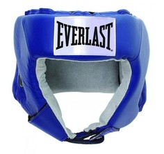 Шлем боксерский Everlast USA Boxing, S-M, нат. кожа
