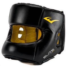 Шлем боксерский Everlast Elite Synthetic Leather, S-M, искусственная кожа