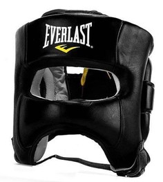 Шлем боксерский Everlast Elite Leather, L-XL, нат. кожа
