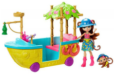 Игровой набор Mattel Enchantimals Джунгли-Лодка