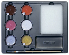 Набор GIOTTO 471100 MAKE UP Грим фантазийные цвета с кистью и спонжем