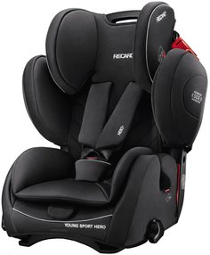 Автокресло RECARO Young Sport Hero группа 1/2/3, Black