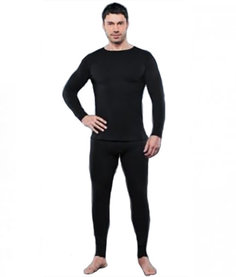 Комплект мужского термобелья Guahoo: рубашка + кальсоны (350-S/BK / 350-P/BK) (S)