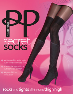 Колготки женские Pretty Polly AQT1 черные SM