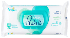 Влажные салфетки Pampers для детей Aqua Pure Белый, 96 шт.