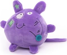 Мягкая игрушка "Мышка фиолетовая", 10 см Button Blue