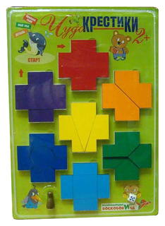 Развивающая игра "Чудо-головоломки. Чудо-крестики 2+" Развивающие игры Воскобовича