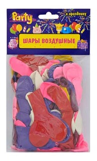 Набор шаров ACTION! Сердечки разноцветные 100 шт.