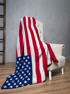 Плед флис Флаг США 145х200 IQ Komfort 8043036