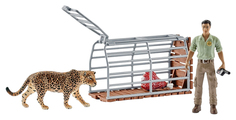 Игровой набор Schleich Рейнджер И Ловушка Для Диких Животных Schleich