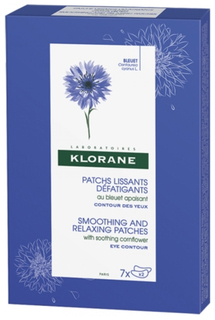 Маска для глаз Klorane Bleuet Patchs Lissants Defatigants 7*2 мл