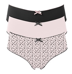 Набор трусов женский Pretty Polly PDM011NPT розовый/черный 2/S