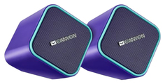 Колонки Canyon CNS-CSP203PU 2.0 Purple 2 х 2.5 Вт / 100Гц-20кГц / 3.5-мм мини джек / USB