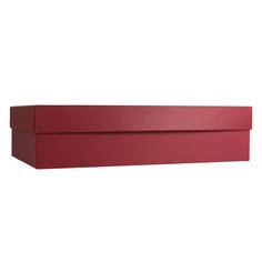 Подарочная коробка, 26 х 16 х 6 см, бордовая No Brand