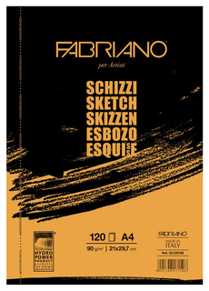 Альбом для рисования FABRIANO Schizzi 120 листов, А4
