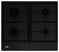 Встраиваемая варочная панель газовая Beko HIAG 64225 SB Black