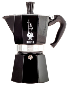 Кофеварка гейзерная Bialetti MokaExpressNera 4953Bl Черный, серебристый