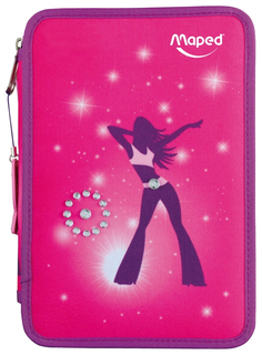 Пенал "Girly", 34 предмета Maped