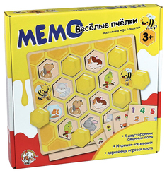 Игра настольная мемо "Веселые пчелки" Десятое королевство