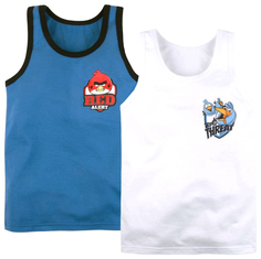 Набор маек Bossa Nova "Angry Birds", 2 штуки, размер 32, рост 110-116 см