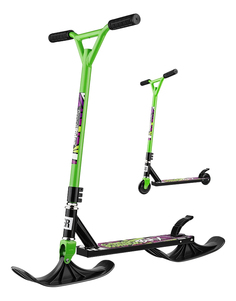 Самокат Small Rider с лыжами Combo Runner BMX трюковый зеленый
