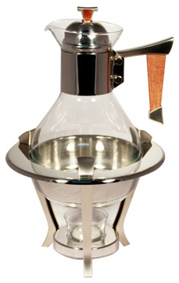 Кофейник Kuchenland Grigio 198175 Прозрачный, серебристый