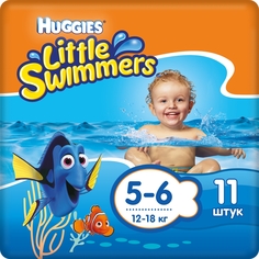 Подгузники Huggies Huggies Little Swimmers (12-18 кг), 11 шт.