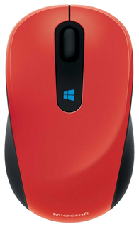 Беспроводная мышка Microsoft Sculpt Mobile Flame Red/Black (43U-00026)
