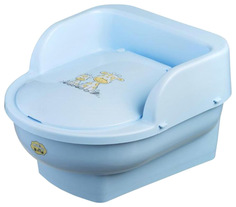 Горшок Maltex трон Жираф голубой