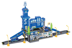 Игровой набор "Парковка. Полицейская станция" (27 деталей, 2 этажа, 4 машины) Guang Wei Toys