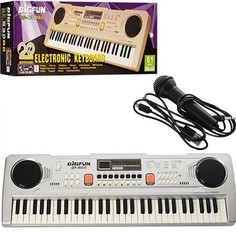 Синтезатор игрушечный Shantou Gepai bigfun 61 клавиша с микрофоном BF-630B2