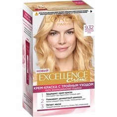 Крем-краска для волос LOreal Excellence стойкая тон 9.32, "Сенсационный блонд"