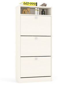 Тумба для обуви ТО-03 дуб 60х25х130 см. Мебельный двор