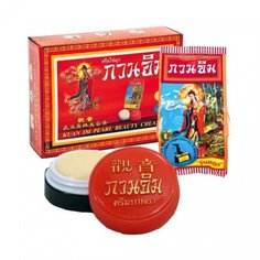 Отбеливающий жемчужный крем Kuan Im Pearl 5 гр.