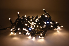 Гирлянда электрическая "Нить-каучук", 100 Led, 10 м, flash-w Winner