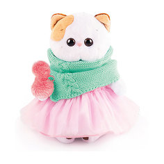 Мягкая игрушка Budi Basa Кошечка Ли-Ли в юбке со снудом, 24 см