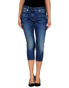 Джинсовые брюки-капри Elisabetta Franchi