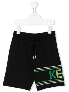 Kenzo Kids шорты с кулиской и логотипом
