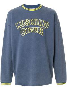 Moschino толстовка с логотипом Couture
