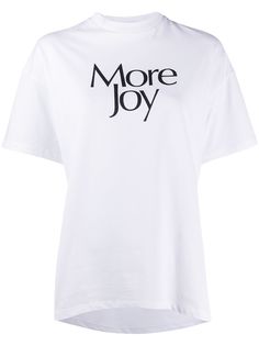 Christopher Kane футболка с принтом More Joy