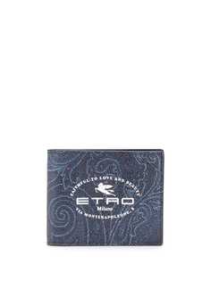 Etro кошелек с логотипом