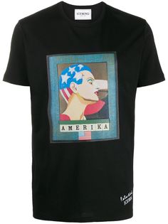 Iceberg футболка Amerika из коллаборации с Peter Blake