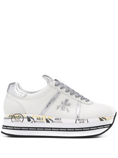 White Premiata кроссовки Beth на платформе