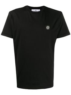 Stone Island футболка с нашивкой-логотипом