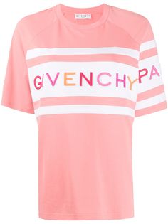 Givenchy футболка оверсайз с вышитым логотипом