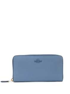 Coach кошелек на молнии со складками
